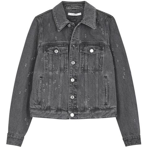 givenchy womens denim jackets|oversized distressed jean jacket.